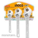 INGCO Adjustable Wrench Set