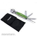 TEKIRO Adjustable Wrench with Foldable Multi Tools 7in1 (Kunci Inggris Multifungsi)