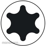 BONDHUS ProHold T-Handle Star Wrench