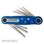 C-Mart Foldable Torx Wrench Set