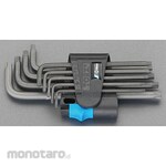 ESCO 9-piece set [Torx] Key wrench (with hold function)