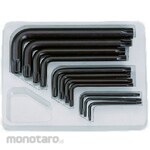 KYOTO TOOL (KTC) Torx Key T-Handle L Wrench Set 11Pcs. (Kunci L Bintang)