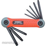 Kennedy Torx Key Pro-Torq Folding Hand Clip Set (Kunci L Bintang)