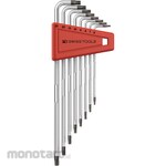 PB SWISS TOOLS L-shaped hex lobe wrench set with knurling