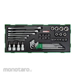 Toptul Extra Long Type Star Tamperproof Key Wrench