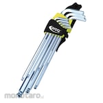 Arca Tools Hex Key Ball Point Extra Long Arm Striped Set (Kunci L)