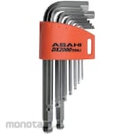 Asahi Tools Hex Key Ball Point Long Arm (Kunci L)