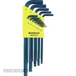 BONDHUS Ball End L-Wrench Set Inch Size