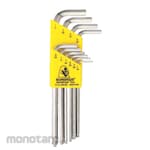 BONDHUS Ball End L-Wrenche Long Set Inch Size