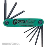 BONDHUS Foldable Hex Key Gorilla Grip ®Fold Ups (Kunci L)