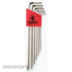 BONDHUS Hex Key Ball Point Plated Finish Set (Kunci L)