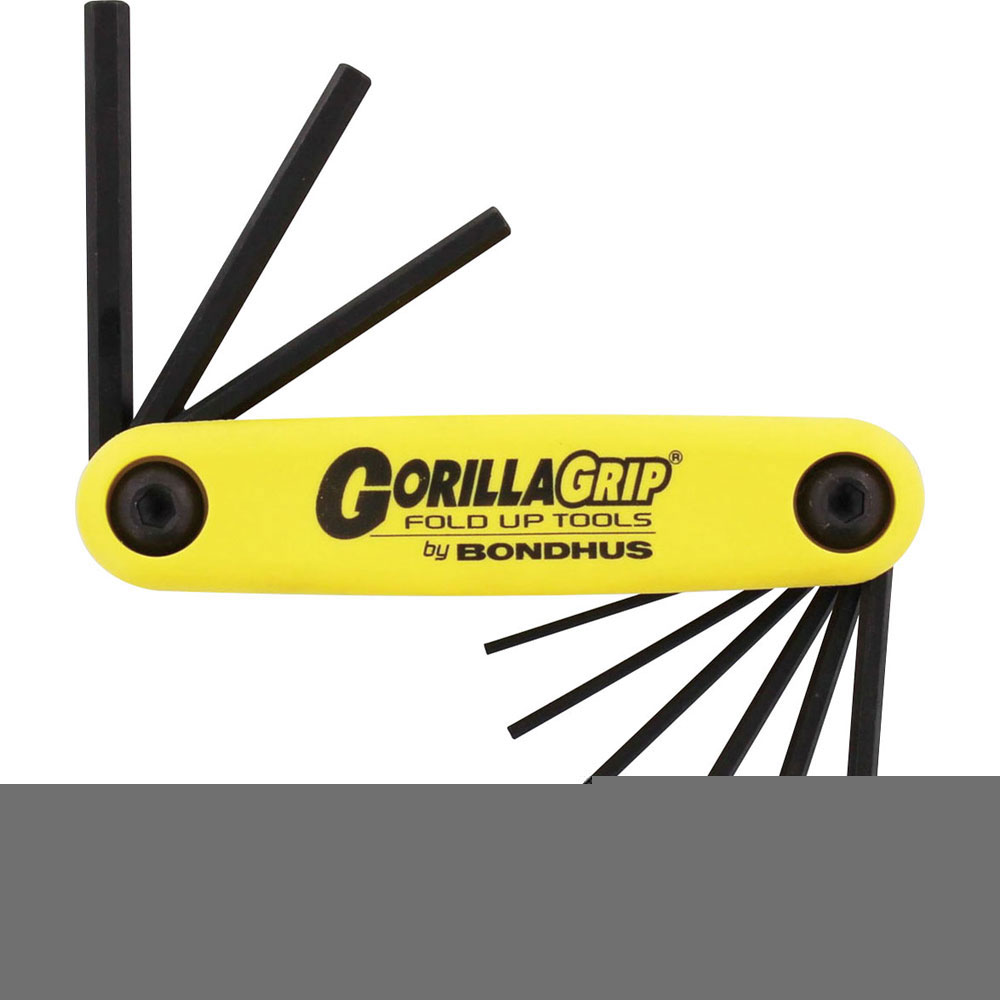 BONDHUS Hex Key Gorilla Grip Fold Ups (Kunci L)