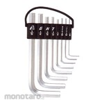 EIGHT Hex Key Standard Hard Chrome Plated Set (Kunci L)