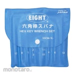 EIGHT Hex Key Standard Vinyl Pouch Set (Kunci L)