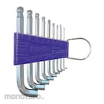 EIGHT Taper Head Special Short Arm Hex Key Wrench Standard Length Set