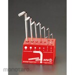 ESCO 1.5-10mm [Ball Hex] Allen Key Wrench, 9 Pieces/Set (with Stand)