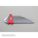 ESCO 1.5-10mm/9 pieces [Ball Hex] key wrench (short head)