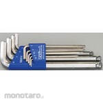 ESCO 1.5-10mm/9 pieces [Ball Hex] key wrench (short head