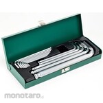 ESCO Long hex wrench set (with ball point)