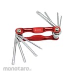 FATOOLS Foldable Hex Key Alum (Kunci L)