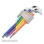 KAPUSI Hex Key Ball Point Color Finish (Kunci L)