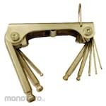 KRISBOW Foldable Hex Key Ball Point (Kunci L)