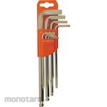 Kennedy Hex Key Ball Point Metric Chrome Vanadium Set (Kunci L)