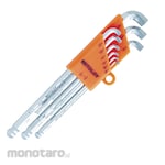 Mitoloy Hex Key Hollow Ball Point Long Arm Stubby Set (Kunci L)