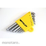 Mitoloy Hex Key Hollow Ball Point Short Arm Stubby (Kunci L)