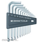 PB SWISS TOOLS Hex Key Ball Point Inch Set (Kunci L)