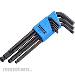 PROTO Long L‐Shaped Metric Black Oxide Ball End Hex Key