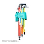 Pro'sKit Color Code Extra Long Arm Ball Point Hex Key Set