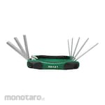 SATA Foldable Hex Key Metric Set (Kunci L)