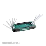 SATA Foldable Hex Key SAE Set (Kunci L)