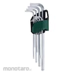 SATA Hex Key Ball Point Extra Long Arm Inch Set (Kunci L)