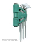 SATA Hex Key Ball Point Extra Long Arm with Torque Handle Set (Kunci L)