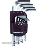 SUPER TOOL Standard Arm Ball-Point Hex Key Wrench