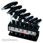 TONE Foldable Hex Key Ball Point with Grip Set (Kunci L)
