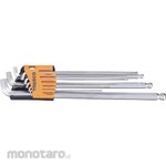 TRUSCO Short Neck 100degrees Long Ball Point Torsion Hexagonal Wrench