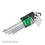 Toptul Hex Key Ball Point Long Arm Inch Set (Kunci L)