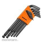 WOKIN Hex Key Ball Point Long Arm Inch Set (Kunci L)