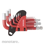 WORKPRO Hex Key Short Arm Ball Point Set SAE (Kunci L)