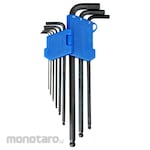 monotaro Hex Key Ball Point Long Arm Black Dyed (Kunci L)