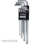 monotaro Hex Key Ball Point Long Arm Fractional Set (Kunci L)