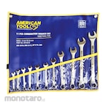 American Tool Combination Wrench Raised Panel Set (Kunci Ring Pas)