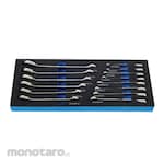 BluePoint Ratcheting Combination Wrench Foam Set