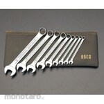 ESCO 5.5-19mm One End Closed / One End Opened Wrench Set, 9 Pieces