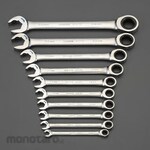 ESCO Combination Ratchet Wrench Set (Double Ratchet) 10 Pieces