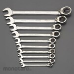 ESCO Combination Ratchet Wrench Set, 10 Pieces