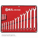 GENIUS Combination Wrench Metric Matt Finish Set (Kunci Ring Pas)